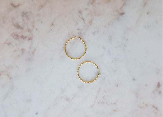 Statement Twist Hoops